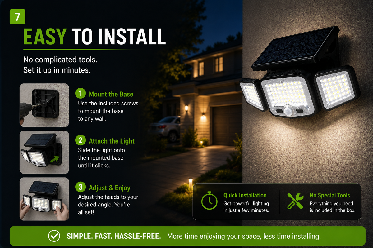 SOLVRA™ Solar Motion Light